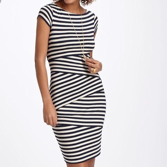 Anthropologie Dresses & Skirts - {Bailey44} Anthropologie Sheath Stripe Dress Siz L